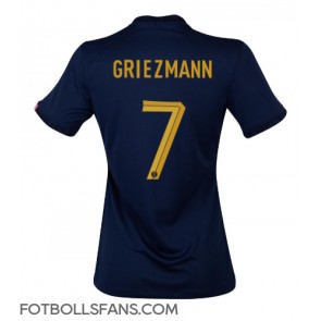 Frankrike Antoine Griezmann #7 Replika Hemmatröja Damer VM 2022 Kortärmad